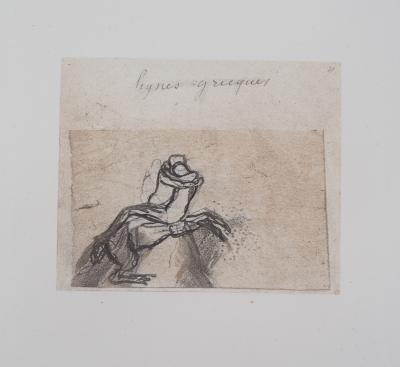 Auguste RODIN : Centaure enlevant une femme, Gravure 2