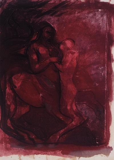 Auguste RODIN : Les centaures, Gravure 2