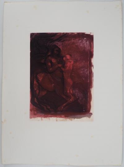 Auguste RODIN : Les centaures, Gravure 2