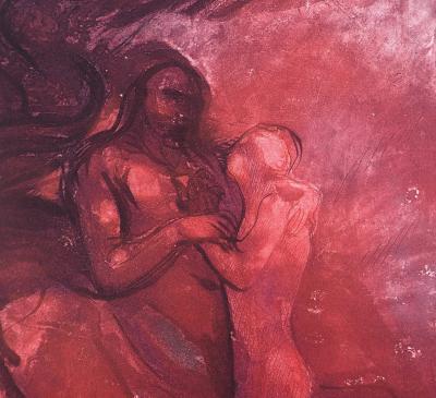 Auguste RODIN : Les centaures, Gravure 2