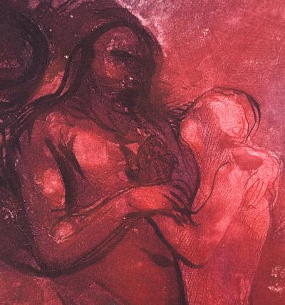 Auguste RODIN : Les centaures, Gravure 2
