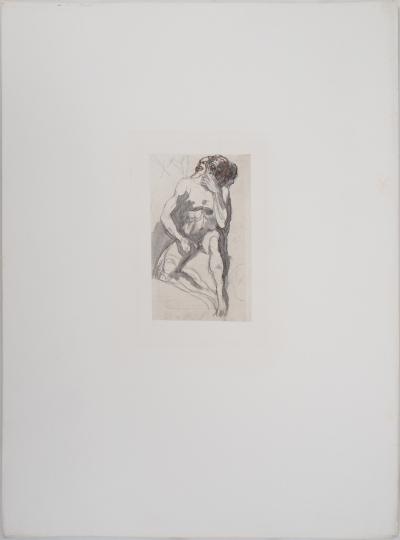 Auguste RODIN : Cerbère, Gravure 2