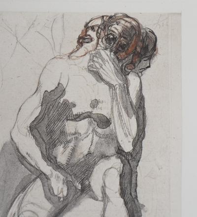 Auguste RODIN : Cerbère, Gravure 2