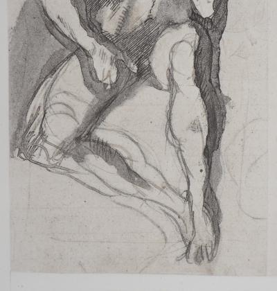 Auguste RODIN : Cerbère, Gravure 2
