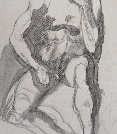 Auguste RODIN : Cerbère, Gravure 2