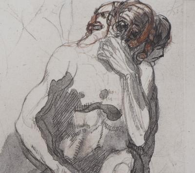 Auguste RODIN : Cerbère, Gravure 2