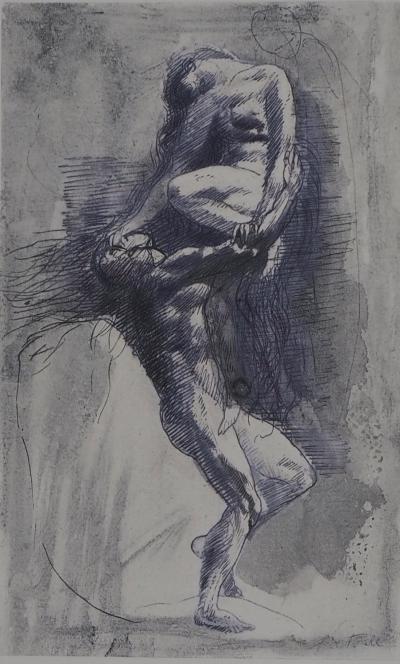 Auguste RODIN : Un couple, Gravure 2
