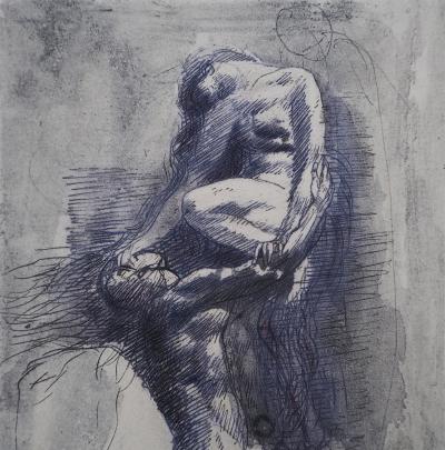 Auguste RODIN : Un couple, Gravure 2