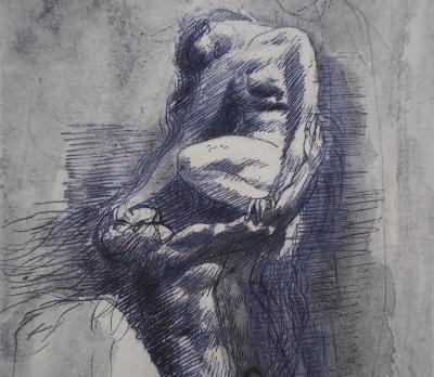 Auguste RODIN : Un couple, Gravure 2