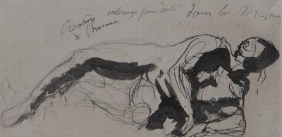 Auguste Rodin: The Creation of Man, Engraving 2