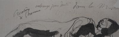 Auguste Rodin: The Creation of Man, Engraving 2
