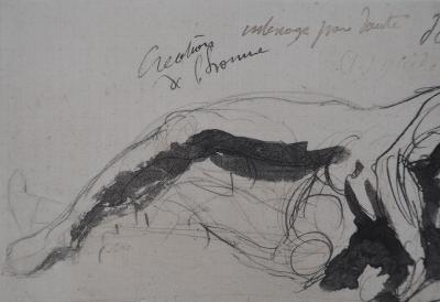 Auguste Rodin: The Creation of Man, Engraving 2