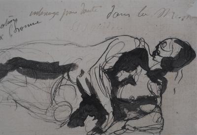 Auguste Rodin: The Creation of Man, Engraving 2