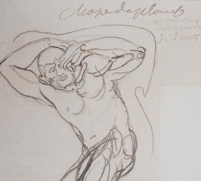 Auguste RODIN : Damné sous une chape de plomb, Gravure 2