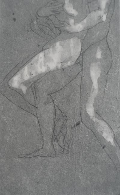 Auguste RODIN : La danse des amoureux, Gravure 2