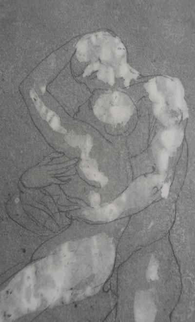 Auguste RODIN : La danse des amoureux, Gravure 2