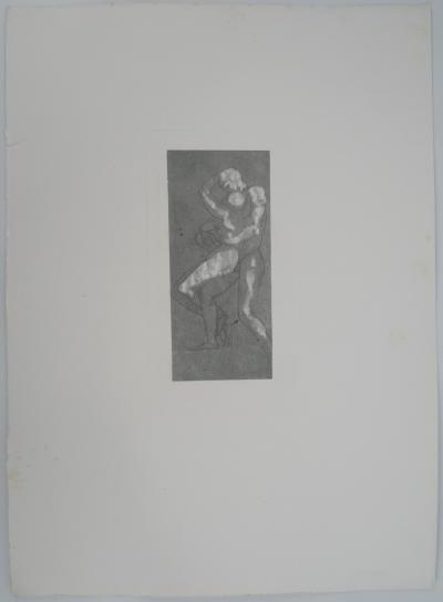 Auguste RODIN : La danse des amoureux, Gravure 2