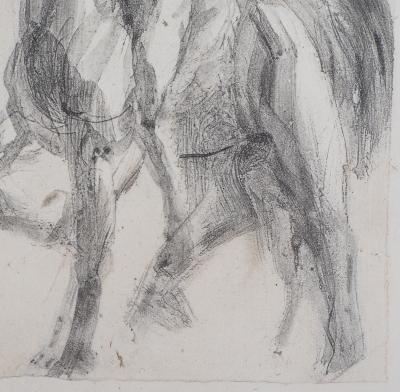 Auguste RODIN : Dante et Virgile sur un cheval chimérique, Gravure 2
