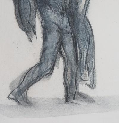 Auguste RODIN : Démon emportant une ombre, Gravure 2