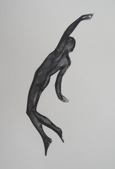 Auguste RODIN : Démon dans l'espace, Gravure 2