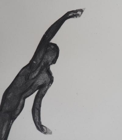 Auguste RODIN : Démon dans l'espace, Gravure 2