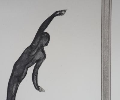 Auguste RODIN : Démon dans l'espace, Gravure 2