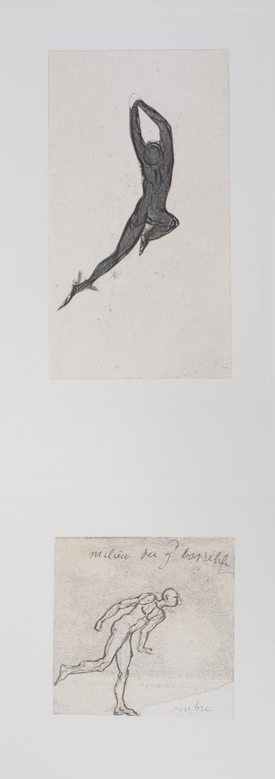 Auguste RODIN, Démon et ombre, Gravure 2