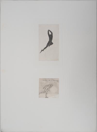 Auguste RODIN, Démon et ombre, Gravure 2