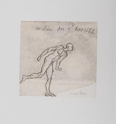 Auguste RODIN, Démon et ombre, Gravure 2