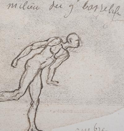 Auguste RODIN, Démon et ombre, Gravure 2