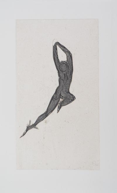 Auguste RODIN, Démon et ombre, Gravure 2