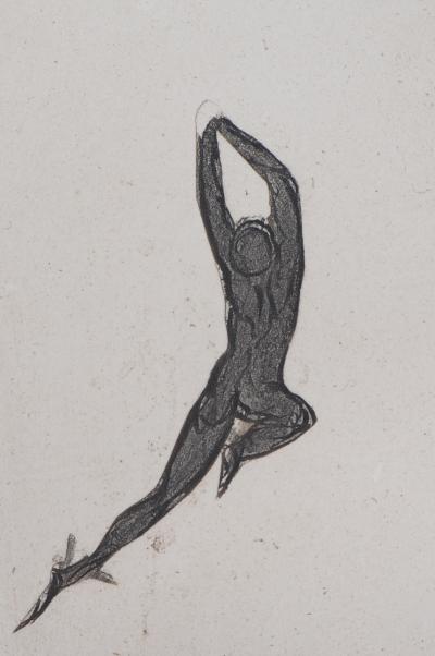 Auguste RODIN, Démon et ombre, Gravure 2