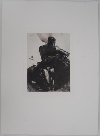 Auguste RODIN : L’enfant endormi, Gravure 2