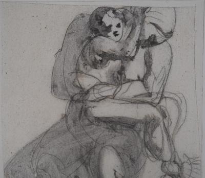 Auguste Rodin: The Comforted Child, Engraving 2