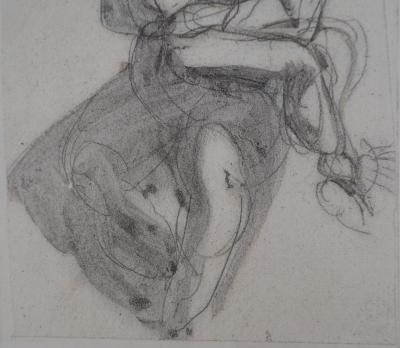 Auguste Rodin: The Comforted Child, Engraving 2
