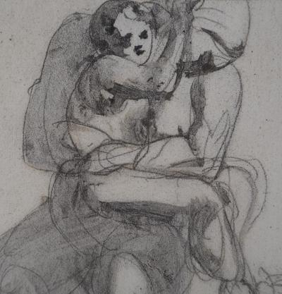 Auguste Rodin: The Comforted Child, Engraving 2