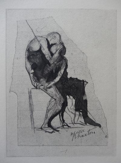 Auguste Rodin: The Kiss, Engraving 2