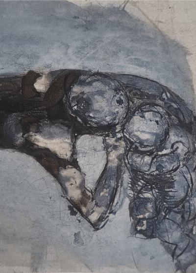 Auguste RODIN : L’enfant à la sieste, Gravure 2