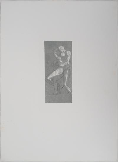 Auguste RODIN : Enlacement, Gravure 2