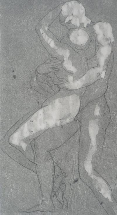 Auguste RODIN : Enlacement, Gravure 2