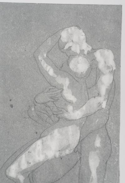 Auguste RODIN : Enlacement, Gravure 2