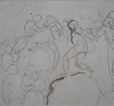 Auguste RODIN : Entrainement au cirque, Gravure 2