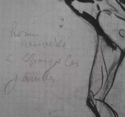 Auguste RODIN : L’envol, Gravure 2