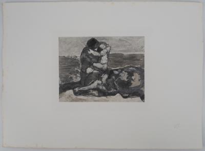 Auguste RODIN : L’étreinte, Gravure 2