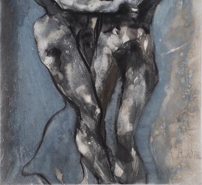 Auguste RODIN : L’étreinte amoureuse, Gravure signée 2