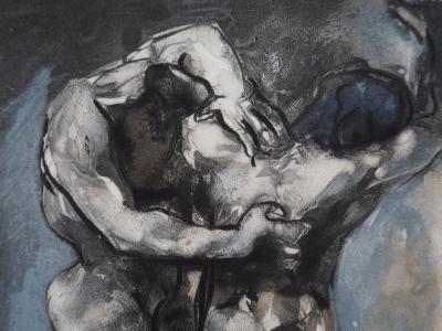 Auguste RODIN : L’étreinte amoureuse, Gravure signée 2