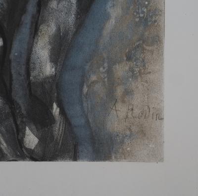Auguste RODIN : L’étreinte amoureuse, Gravure signée 2