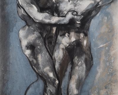 Auguste RODIN : L’étreinte amoureuse, Gravure signée 2