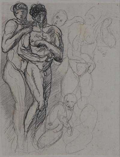 Auguste RODIN : Etude du mouvement, Gravure 2