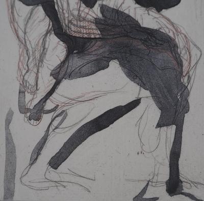 Auguste RODIN : Etude du mouvement, Gravure 2